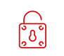 King's Lock Bright Red