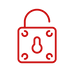 King's Lock Bright Red