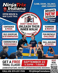 NinjaTrix Indiana Free Trial Class